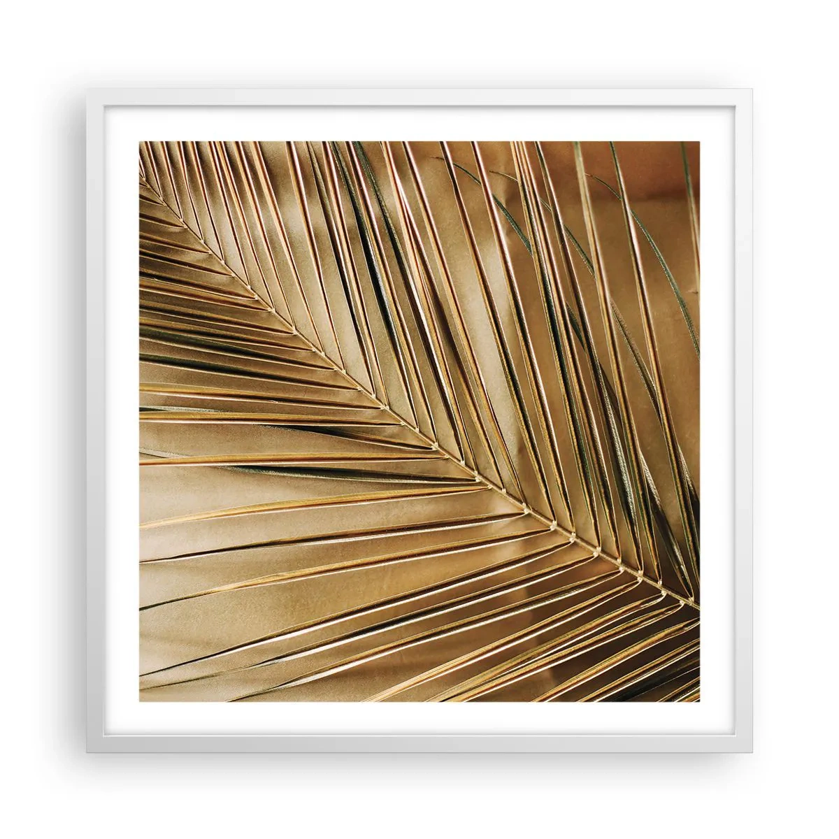 Poster in een witte lijst - Natuurlijke zuilengalerij - 60x60 cm