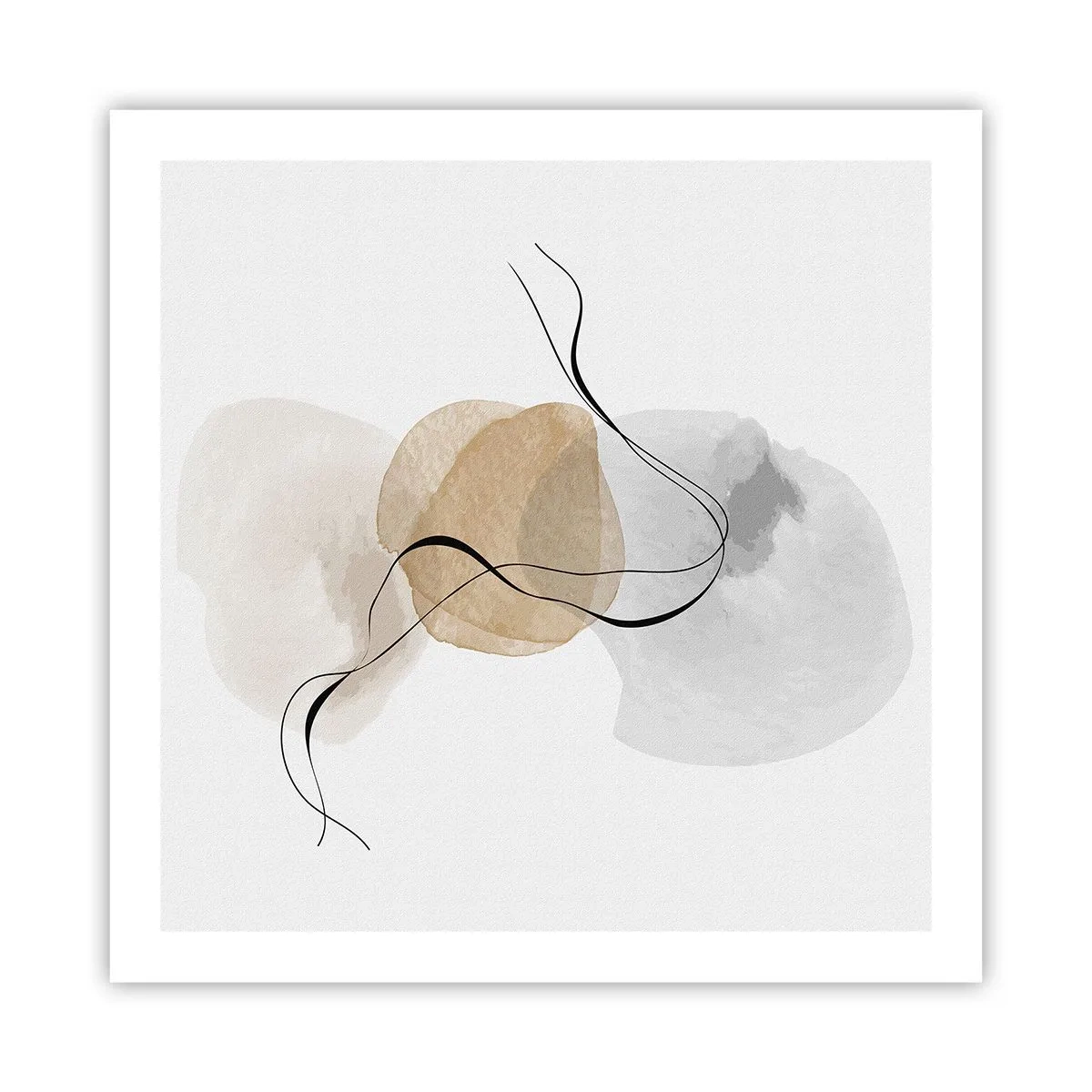 Poster - Lucht kralen - 60x60 cm