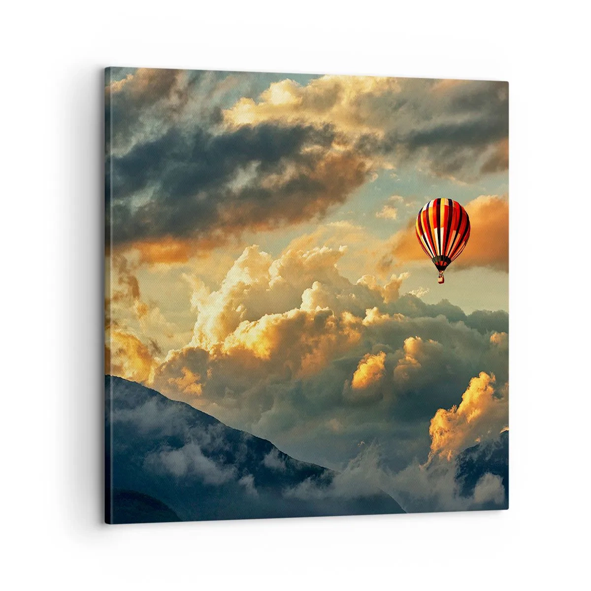 Schilderen op canvas - Ik vlieg omdat ik dat wil - 60x60 cm