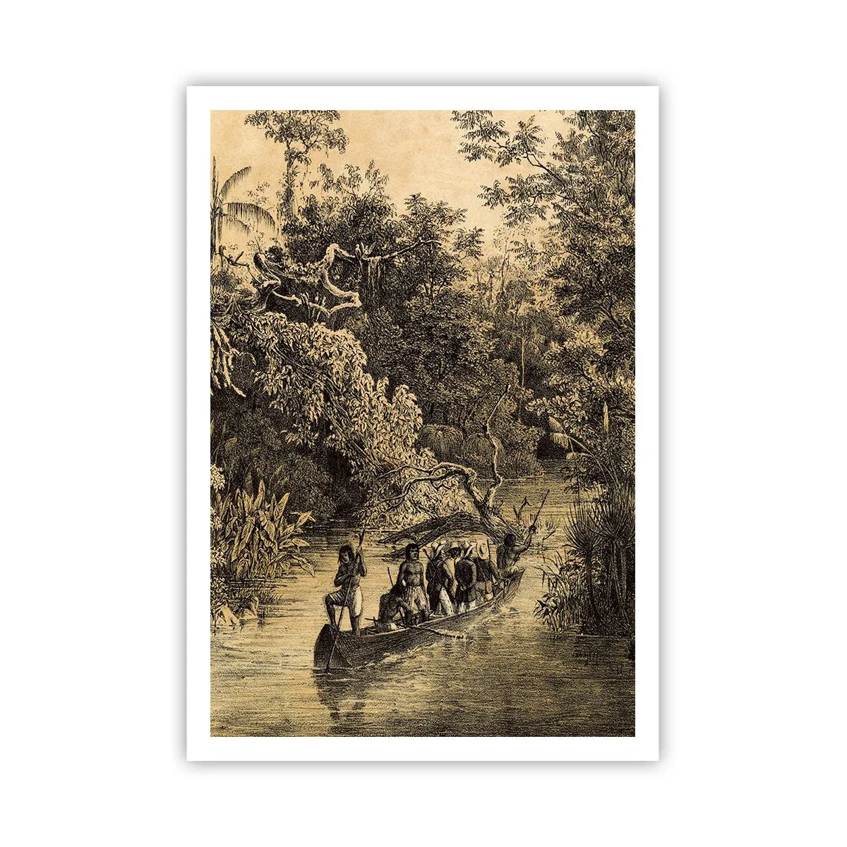 Poster - Expeditie naar de bron - 70x100 cm