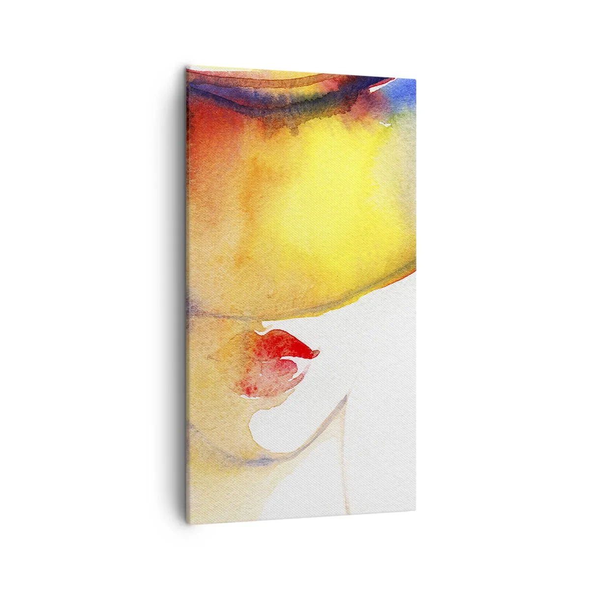 Schilderen op canvas - Portret van een dame - 45x80 cm