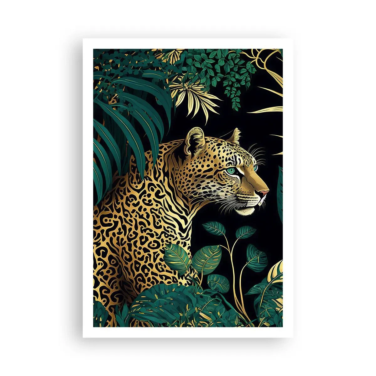 Poster - Een gastheer in de jungle - 70x100 cm