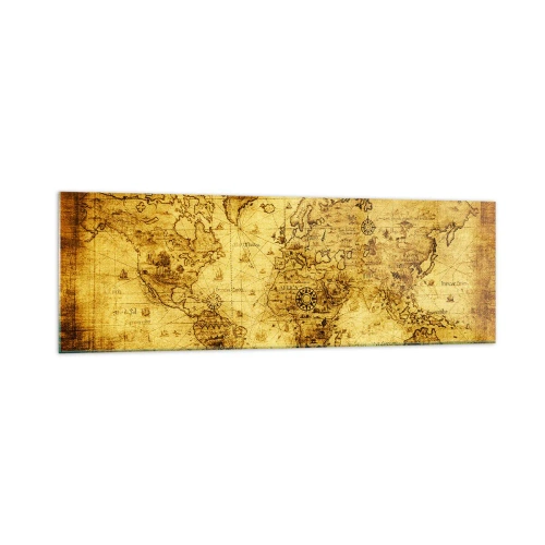 Schilderen op glas - Hoe vreemd os deze wereld - 160x50 cm