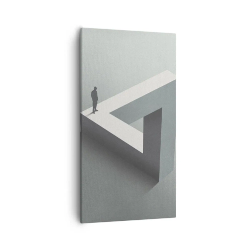 Schilderen op canvas - Maar het is toch mogelijk - 55x100 cm