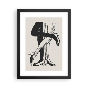 Poster in een zwarte lijst - Een vrouwelijk attribuut - 30x40 cm