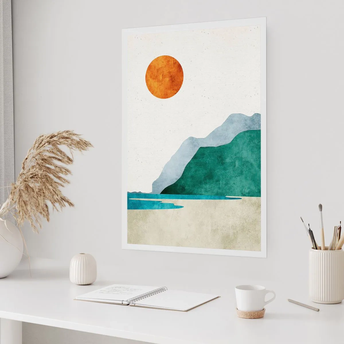 Poster - Landschap zoals het hoort te zijn - 50x70 cm