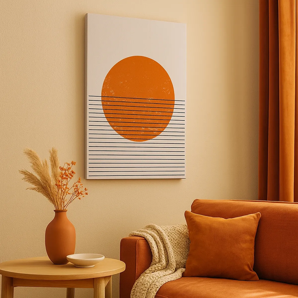 Schilderen op canvas - Altijd de zon - 50x70 cm