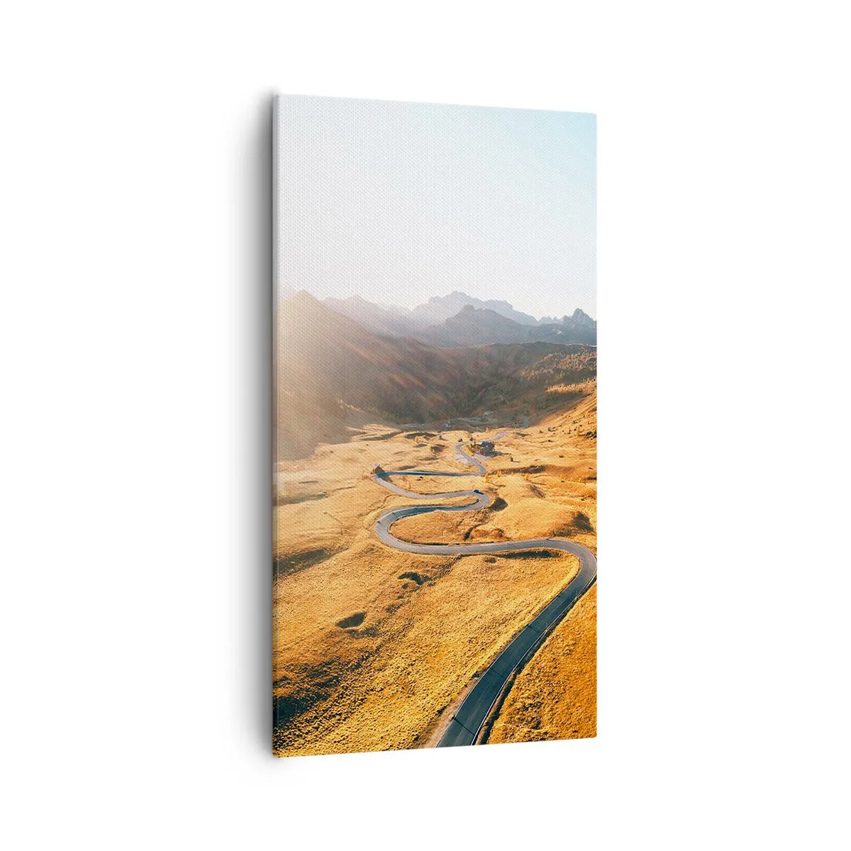 Schilderen op canvas - In een gouden vallei - 55x100 cm