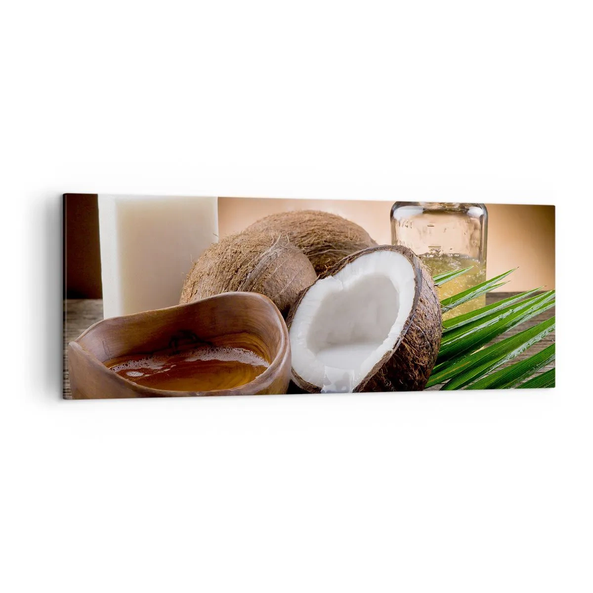 Schilderen op canvas - Gezondheid van tropische eilanden - 140x50 cm