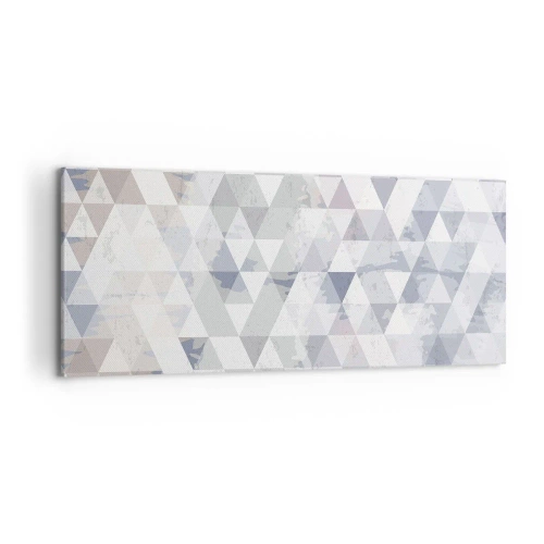 Schilderen op canvas - In ritme op drie - 120x50 cm