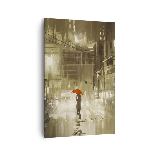 Schilderen op canvas - Alleen maar niet eenzaam - 80x120 cm