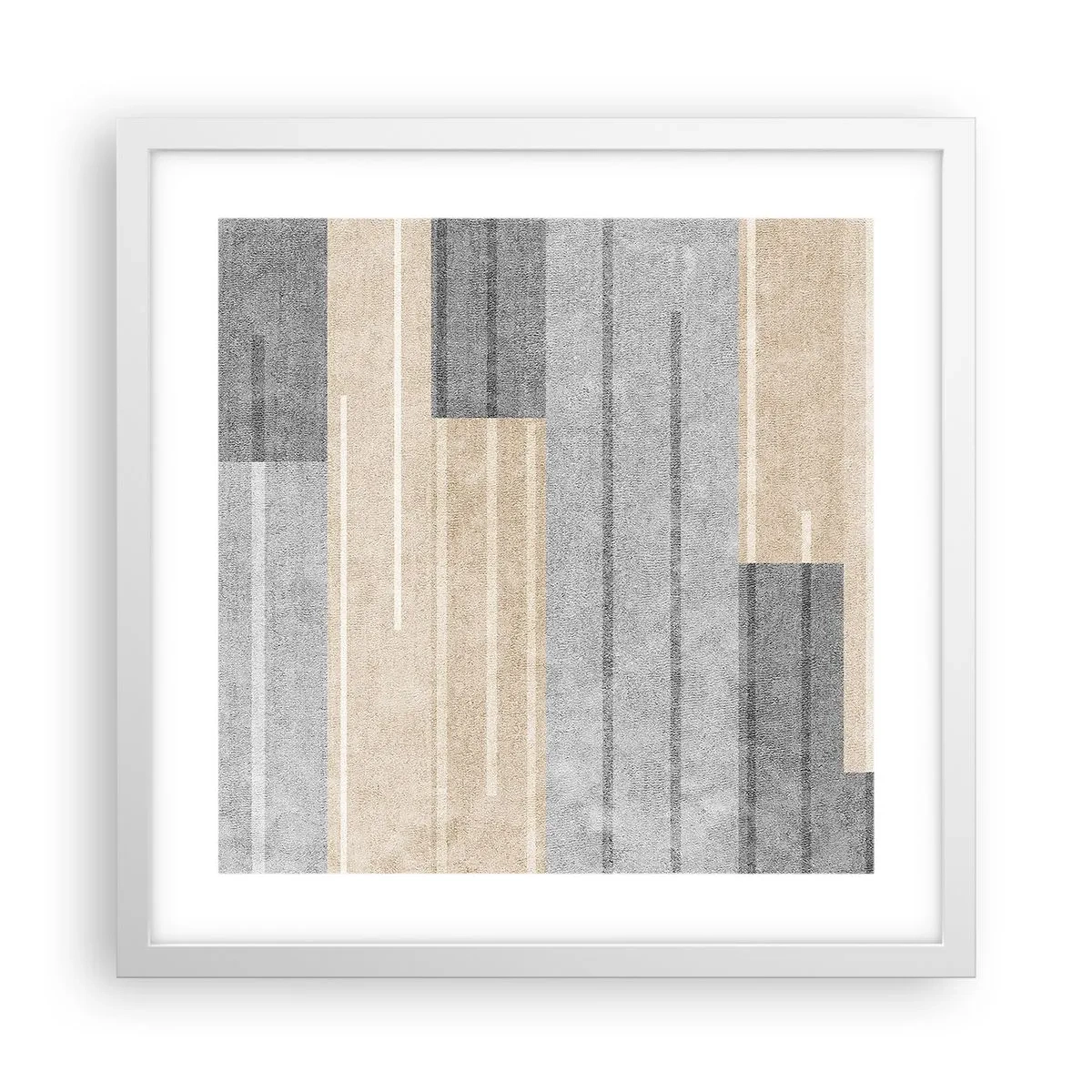 Poster in een witte lijst - Compositie: houd verticaal - 40x40 cm