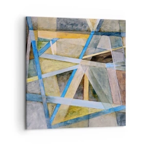 Schilderen op canvas - Recht of diagonaal? - 60x60 cm