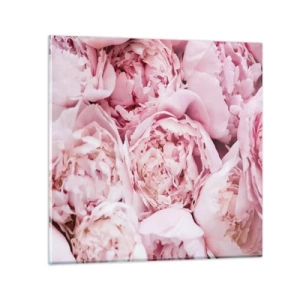 Schilderen op glas - Knuffelend en geurig - 60x60 cm