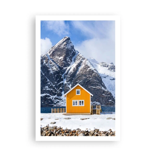 Poster - Scandinavische vakanties - 61x91 cm