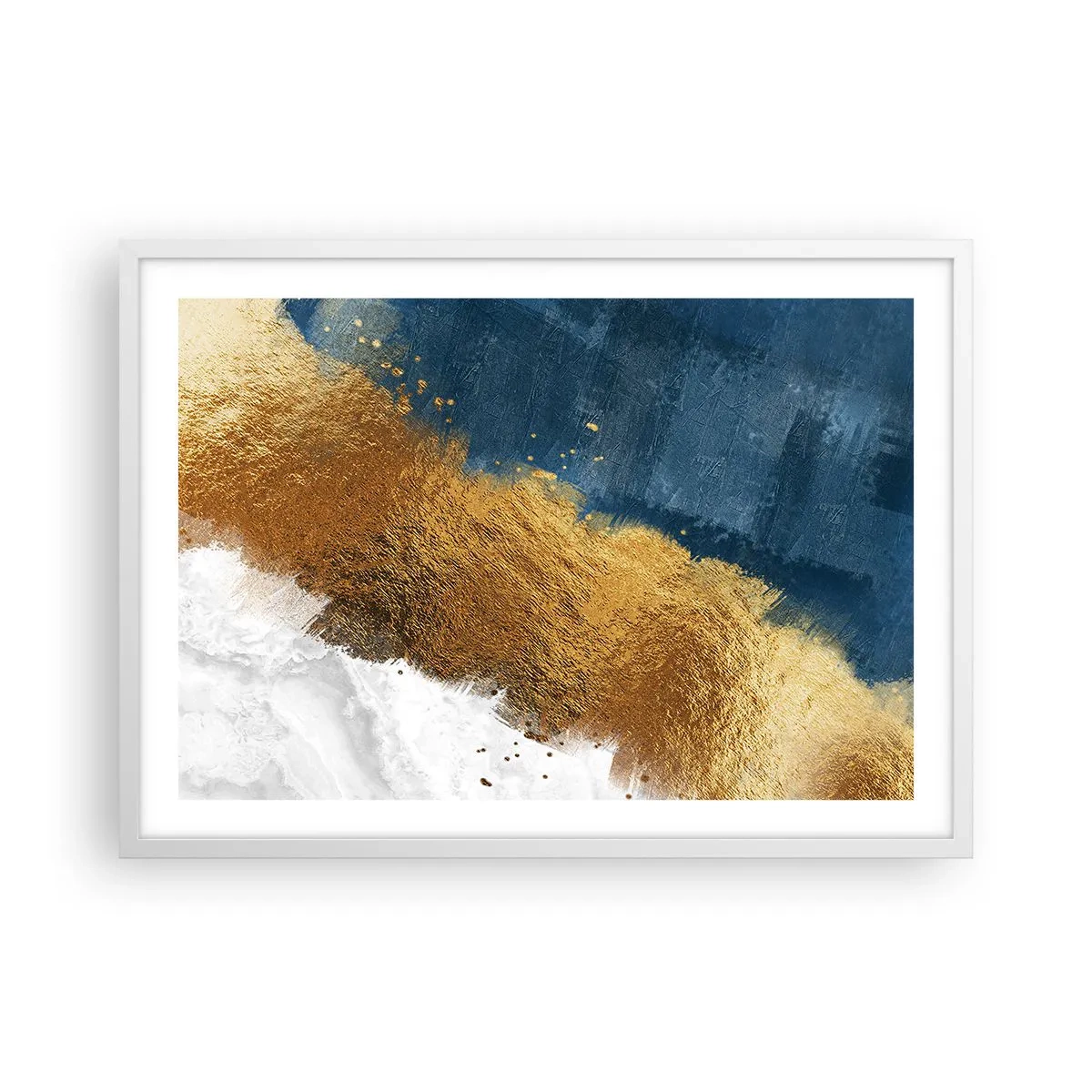 Poster in een witte lijst - De kleuren van de zomer - 70x50 cm