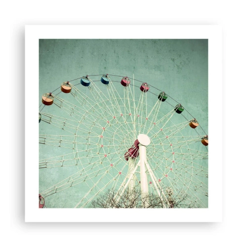 Poster - Wij nodigen u uit om plezier te hebben - 50x50 cm