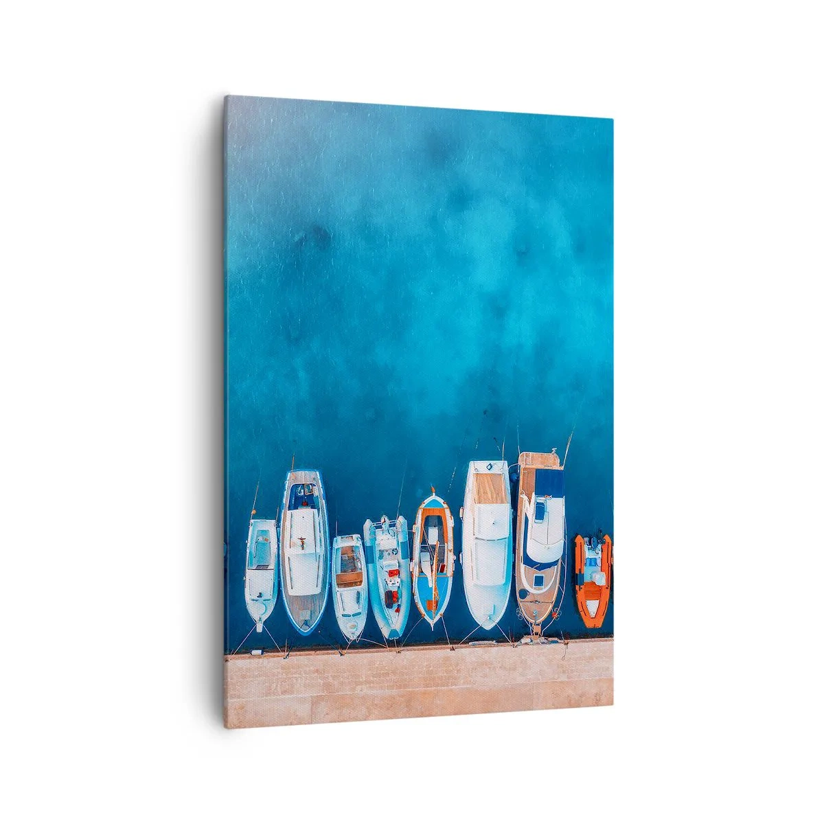 Schilderen op canvas - In één rij - 70x100 cm