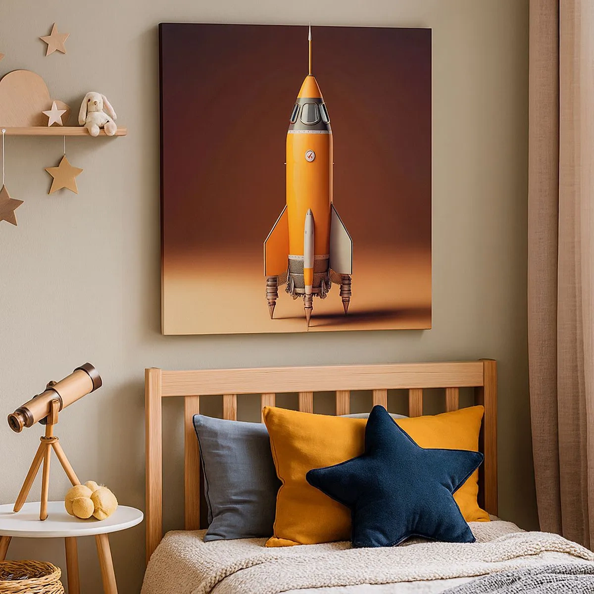 Schilderen op canvas - Het begint met een droom - 30x30 cm