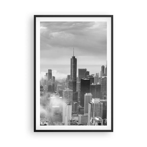 Poster in een zwarte lijst - Amerikaans landschap - 61x91 cm