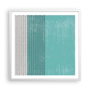 Poster in een witte lijst - Een uitgebalanceerde compositie - 60x60 cm