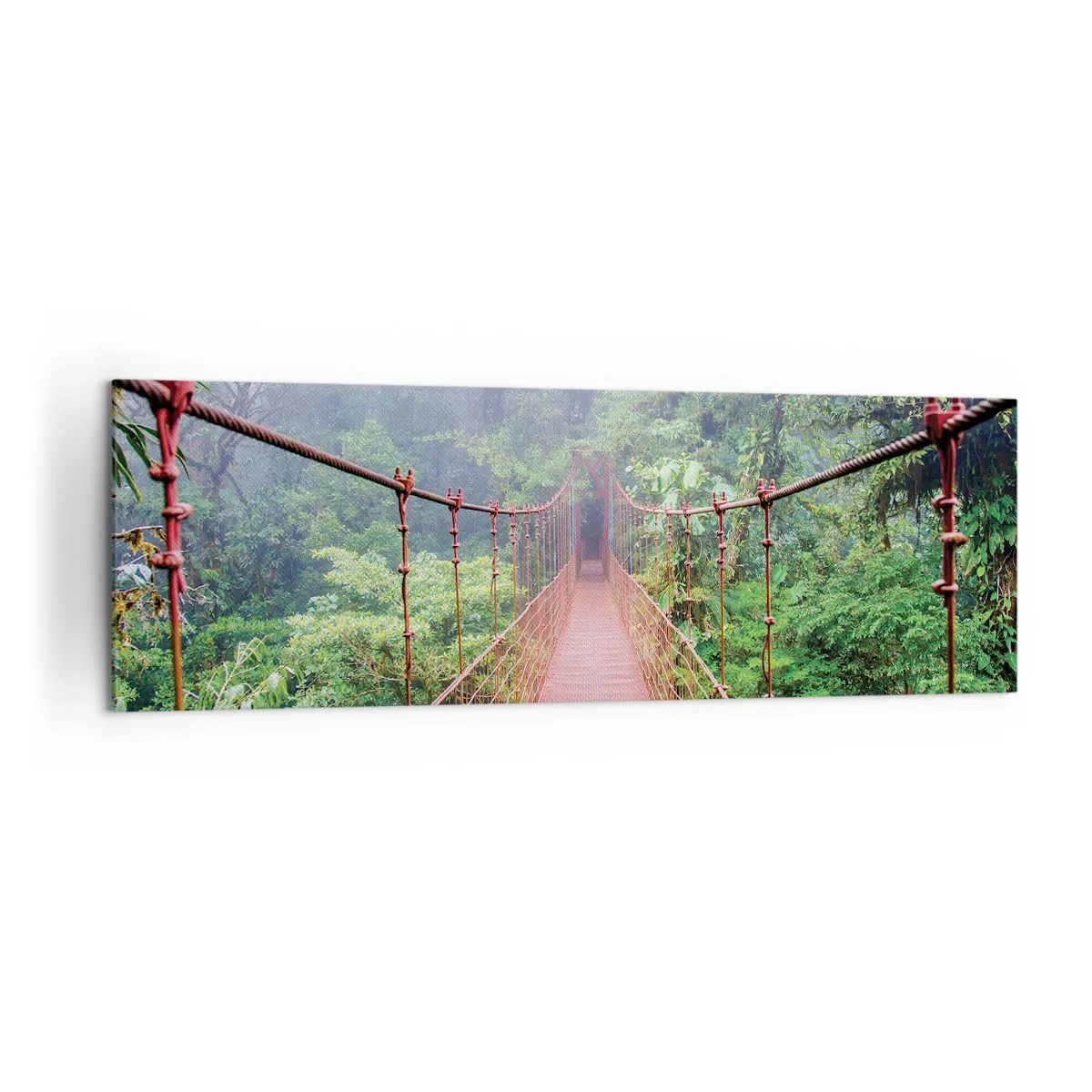 Schilderen op canvas - Opgehangen over de kronen - 160x50 cm