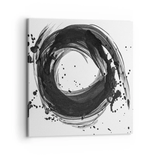 Schilderen op canvas - De draaikolk van de schepping - 70x70 cm