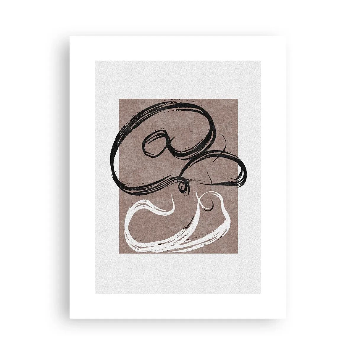 Poster - Compositie – de zoektocht naar volheid - 30x40 cm