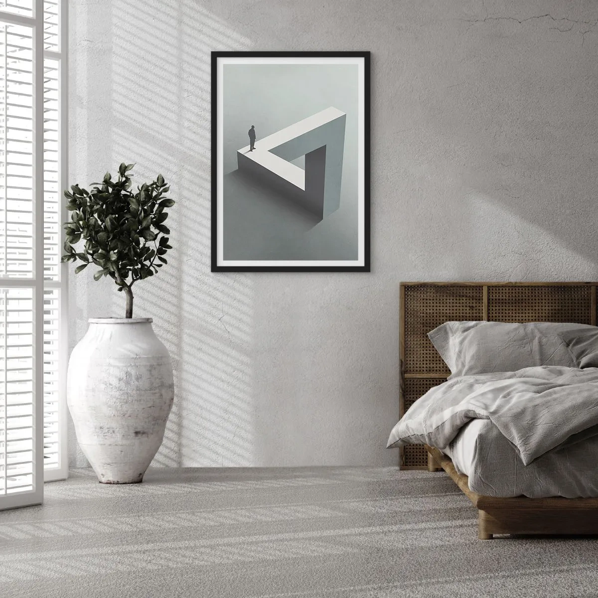 Poster in een zwarte lijst - Maar het is toch mogelijk - 61x91 cm