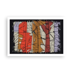 Poster - Spontane compositie - 91x61 cm