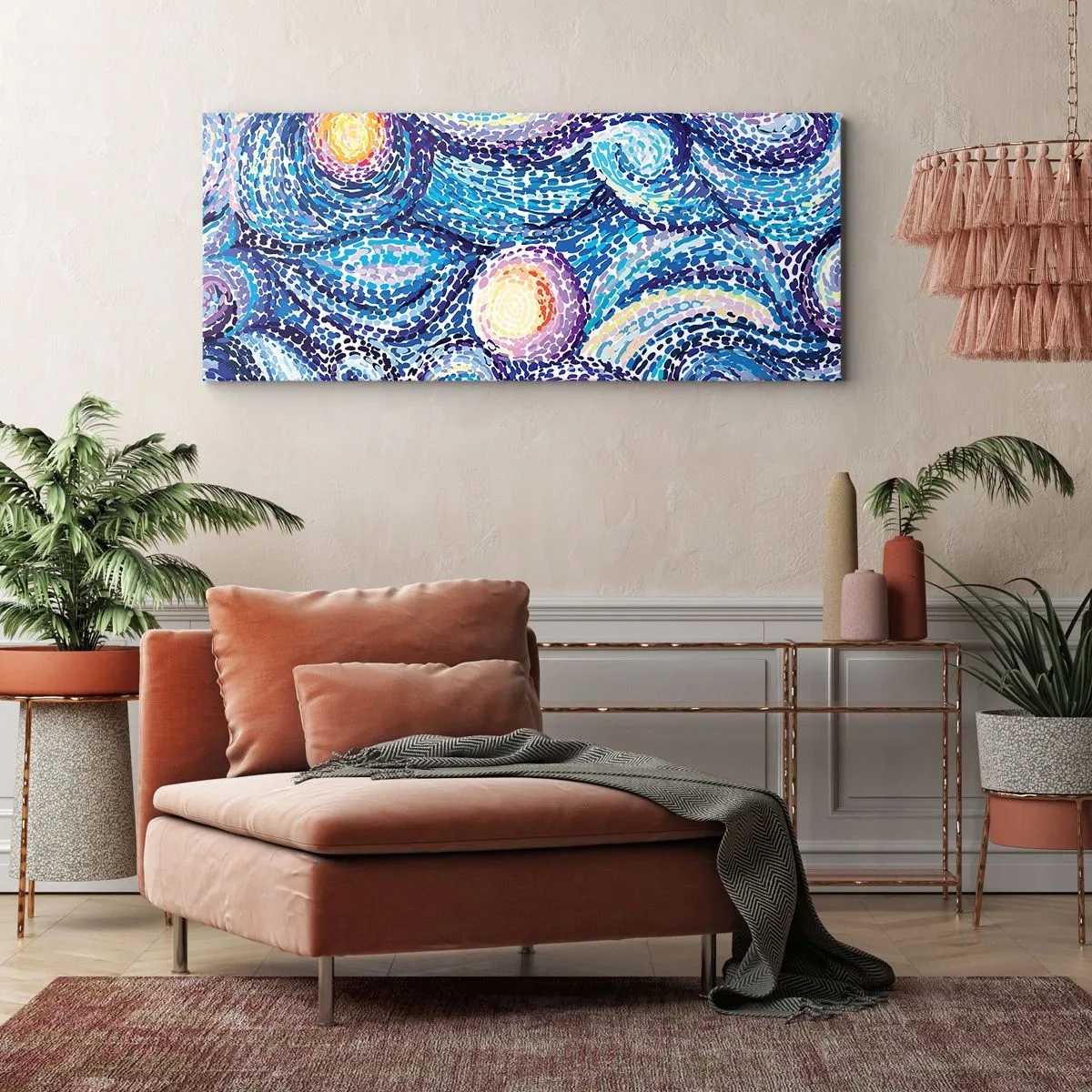Schilderen op canvas - Naar een schilderij van van Gogh - 160x50 cm