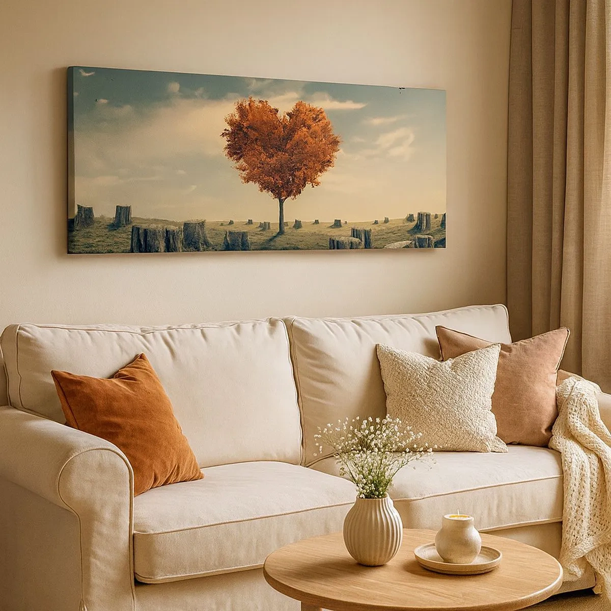 Schilderen op canvas - Er is nog steeds hoop - 100x40 cm