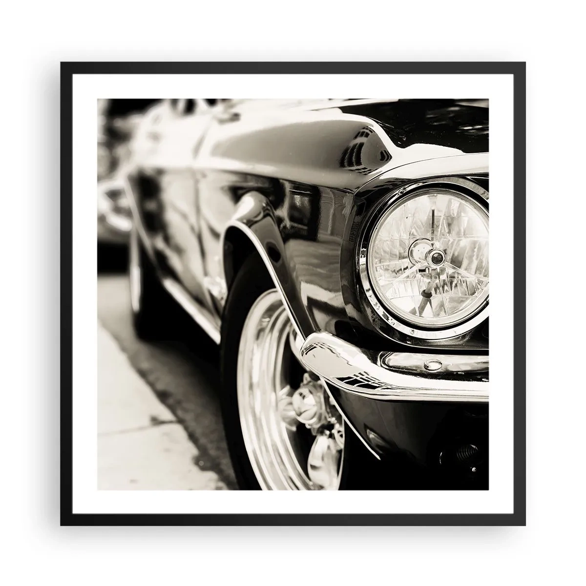 Poster in een zwarte lijst - Permanente glans - 60x60 cm