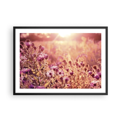 Poster in een zwarte lijst - Voordat de zomer voorbij is - 70x50 cm