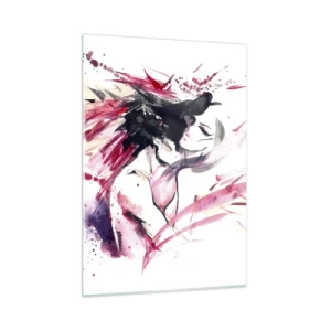 Schilderen op glas - Een liefdesvervulling - 50x70 cm