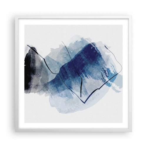 Poster in een witte lijst - Ijsberg - 60x60 cm