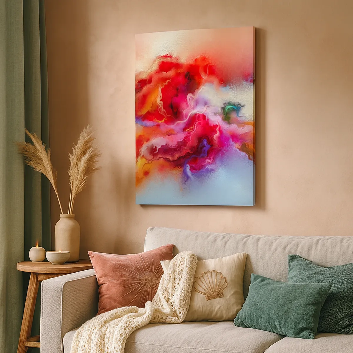 Schilderen op canvas - Hoe vang je dromen - rook - 50x70 cm