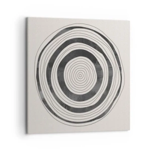 Schilderen op canvas - Wat belangrijk is, is wat er tussenin zit - 50x50 cm