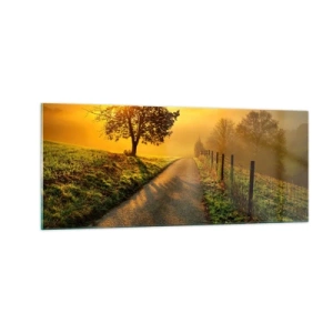 Schilderen op glas - Honingmiddag - 100x40 cm