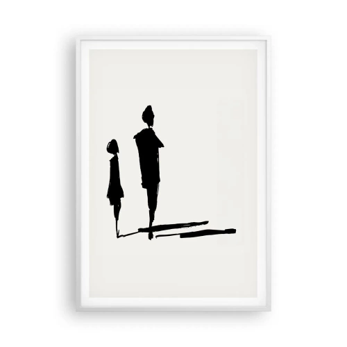 Poster in een witte lijst - Zeker samen? - 70x100 cm