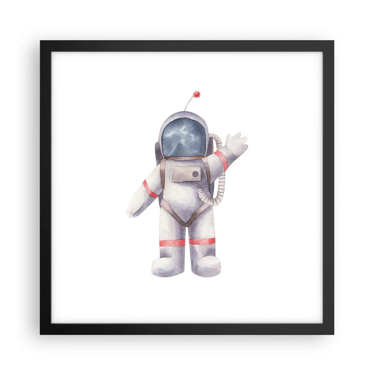 Poster in een zwarte lijst - Tot ziens! - 40x40 cm