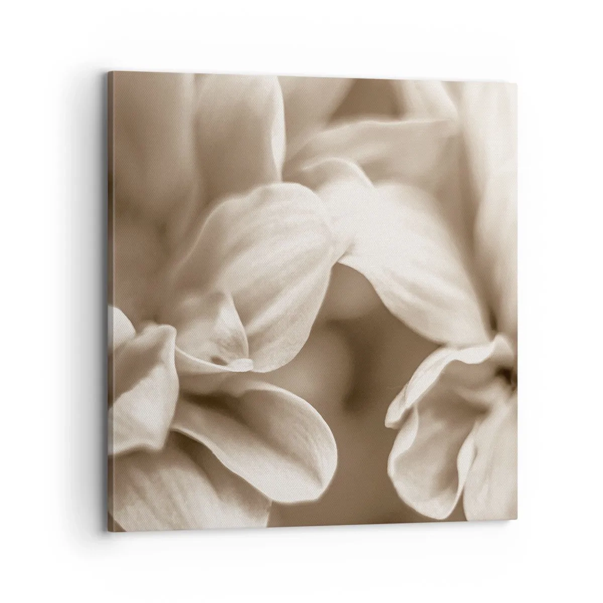 Schilderen op canvas - Zo zacht als een glimlach - 70x70 cm