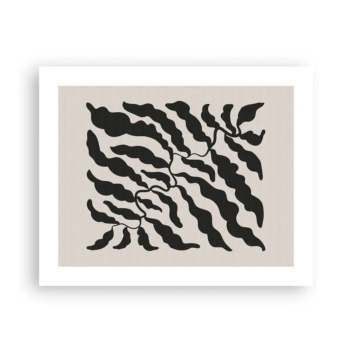 Poster - Natuur van een vierkant - 50x40 cm