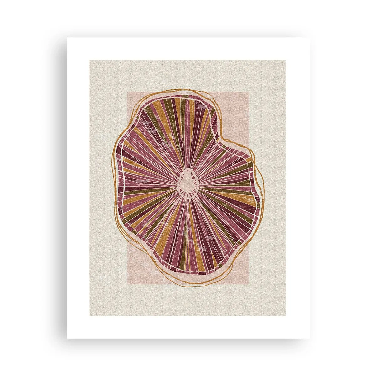Poster - Stralende abstractie - 40x50 cm