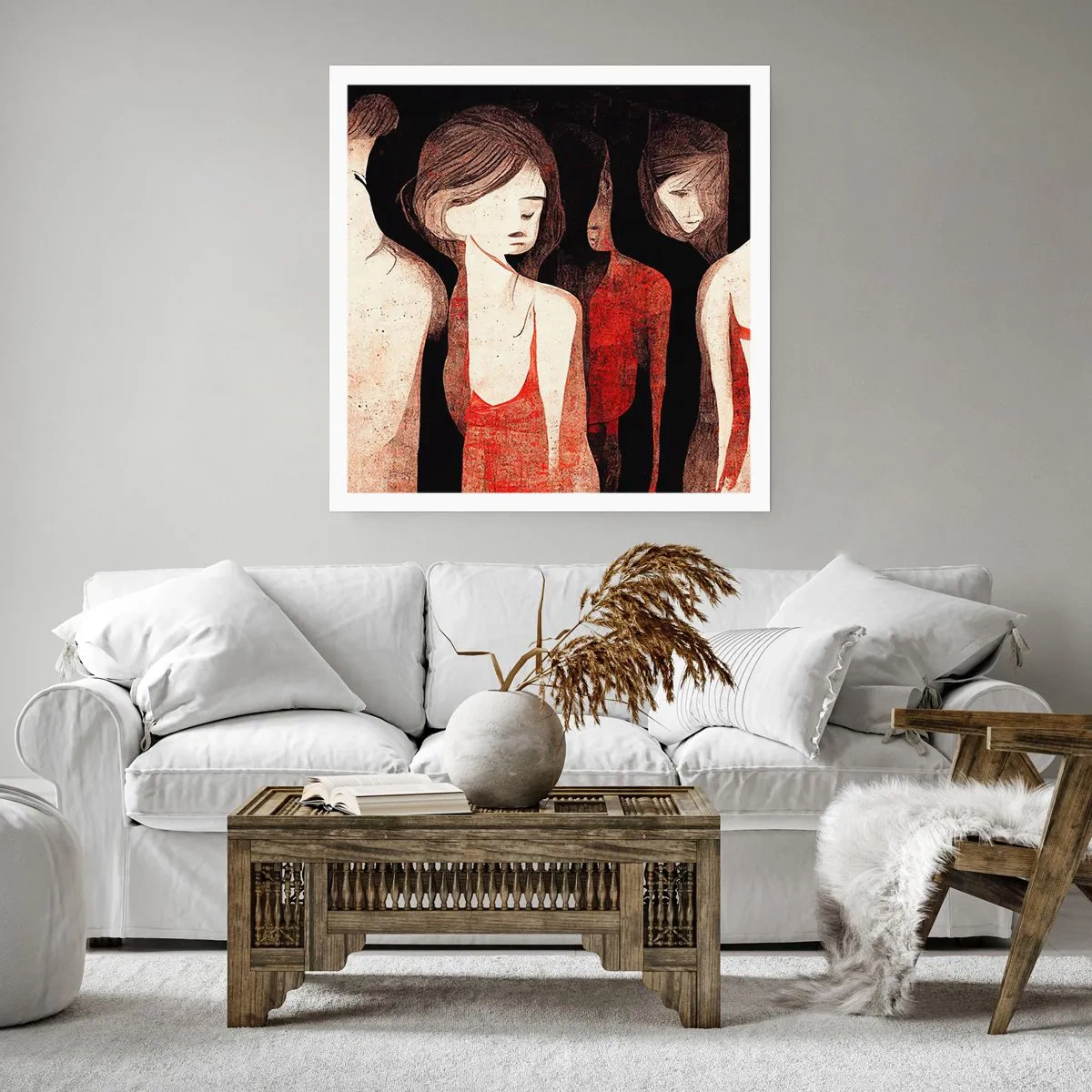 Poster - Madonna's van duisternis - 40x40 cm