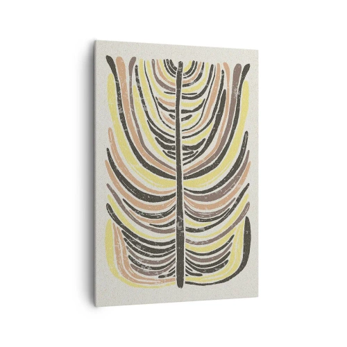 Schilderen op canvas - Abstractie vol leven - 70x100 cm