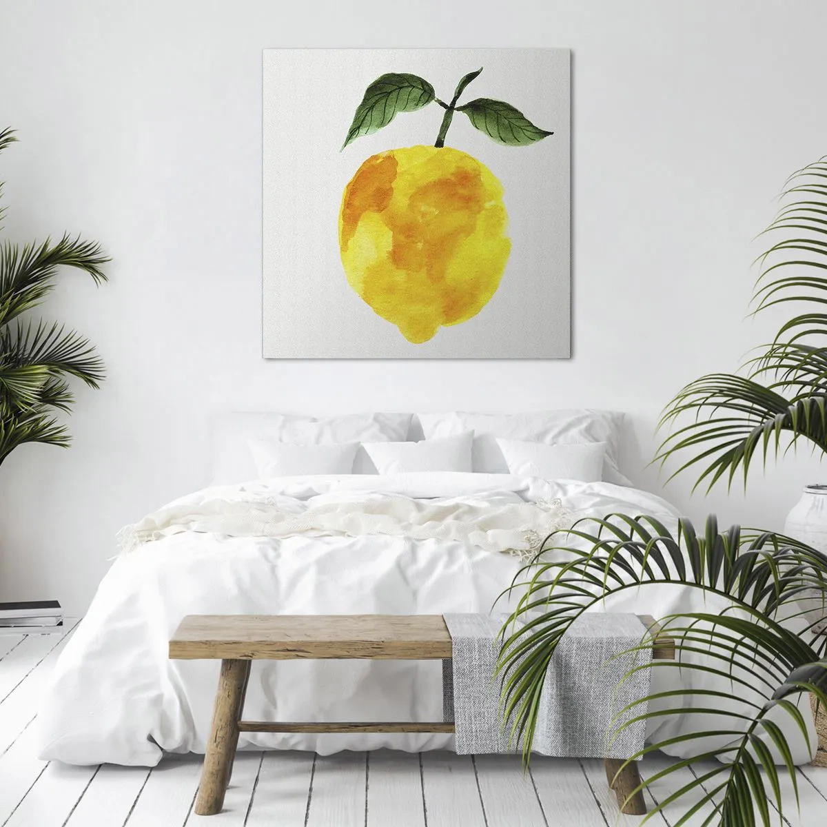 Schilderen op canvas - Hoe proef je de zon? - 70x70 cm