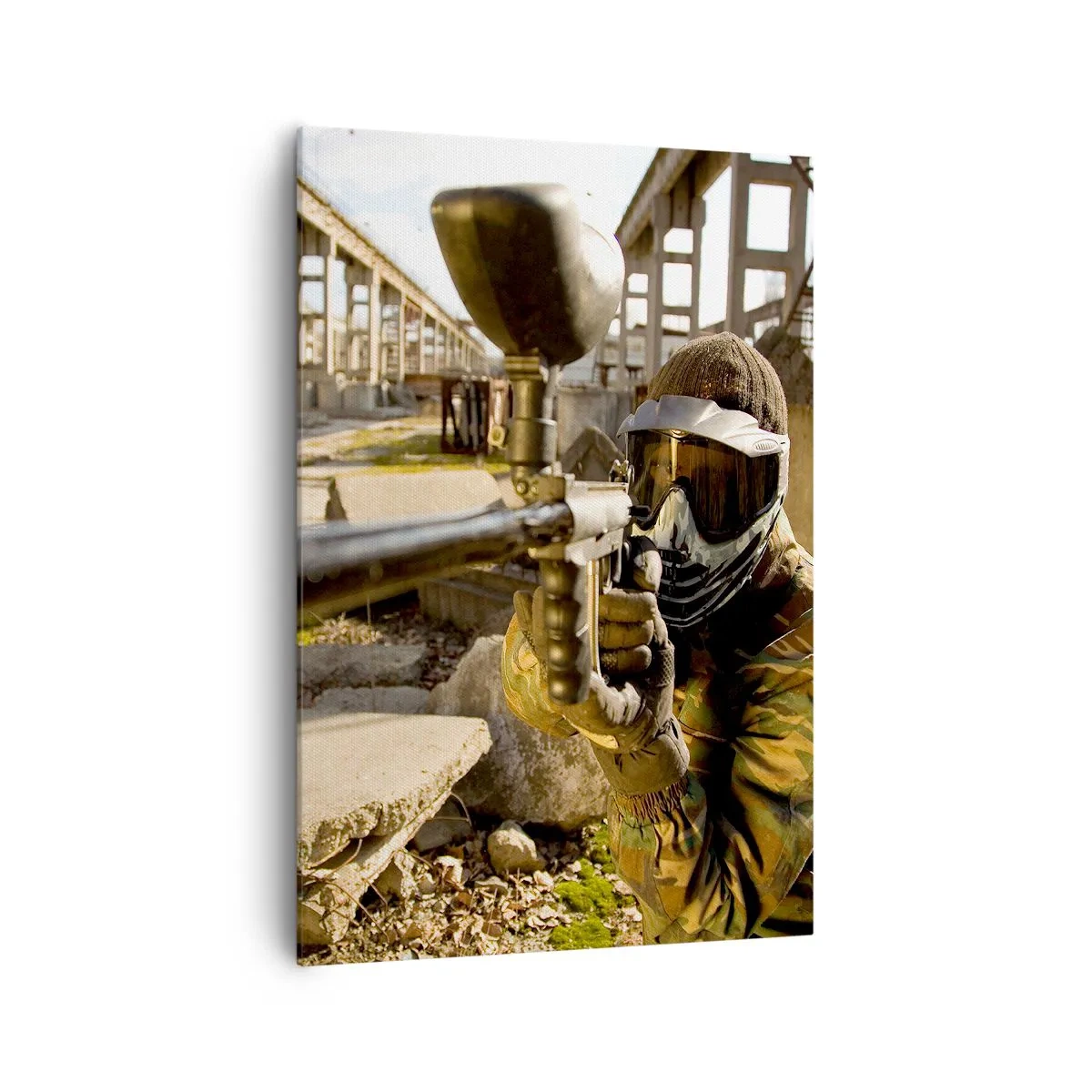 Schilderen op canvas - En jij kunt een held worden - 70x100 cm