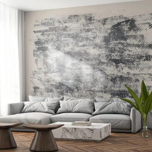 Fotobehang Standard Eco - Mistige compositie - Abstractie, Deel, Modern patroon - 200x140 cm
