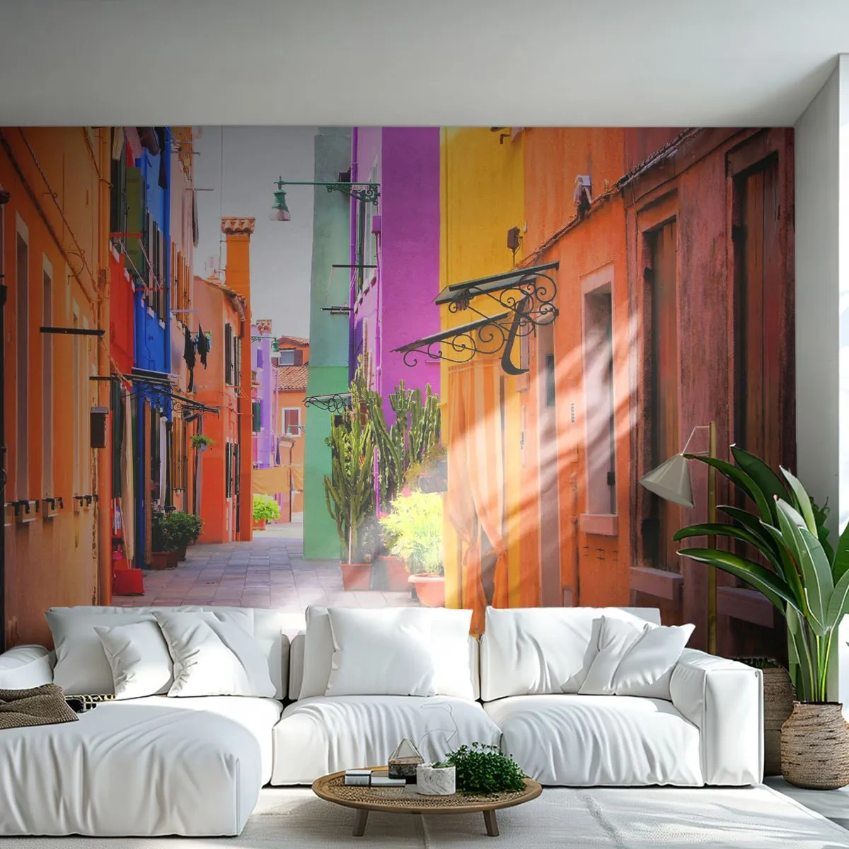Fotobehang Standard Eco - Regenboogsteeg - Stad, Venetië, Architectuur - 200x140 cm